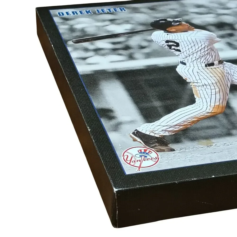 New York Yankees DEREK JETER 10.5x13.5 Photo Spotlight Stretched Canvas Print